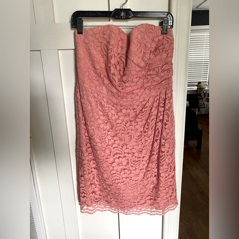 David’s bridal bridesmaid dress, dusty rose size 12